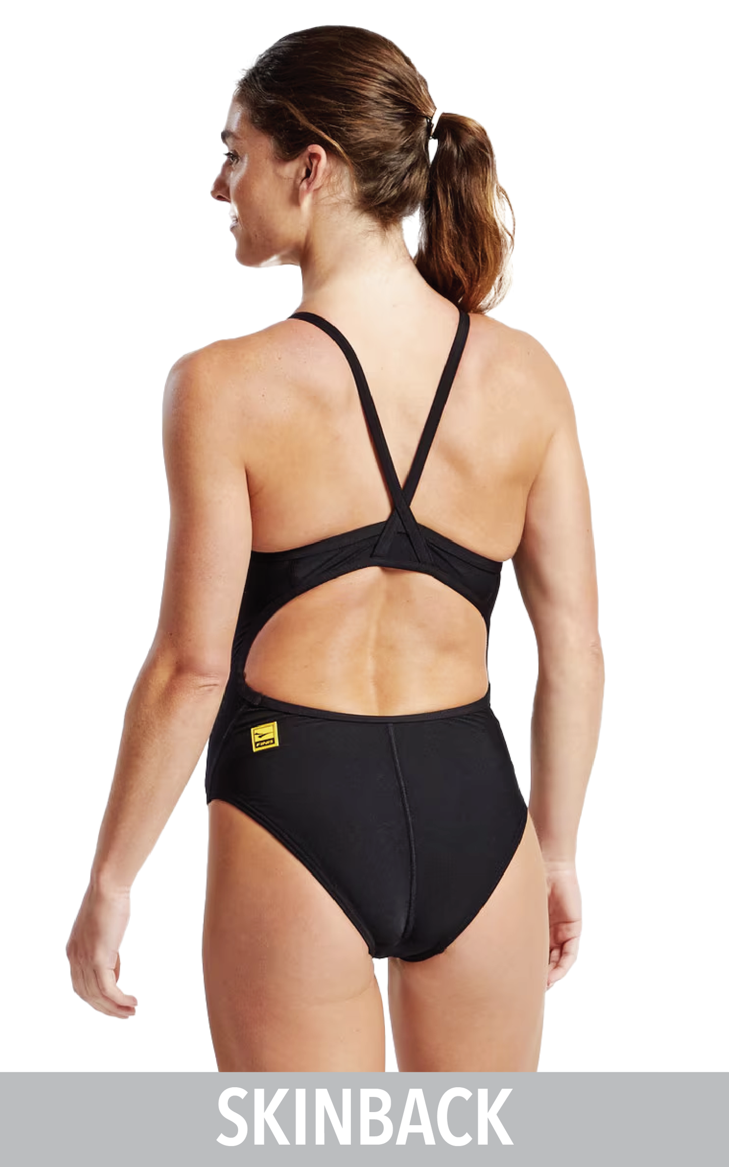 IVST - WOMENS SKINBACK SOLID BLACK TEAM SUIT