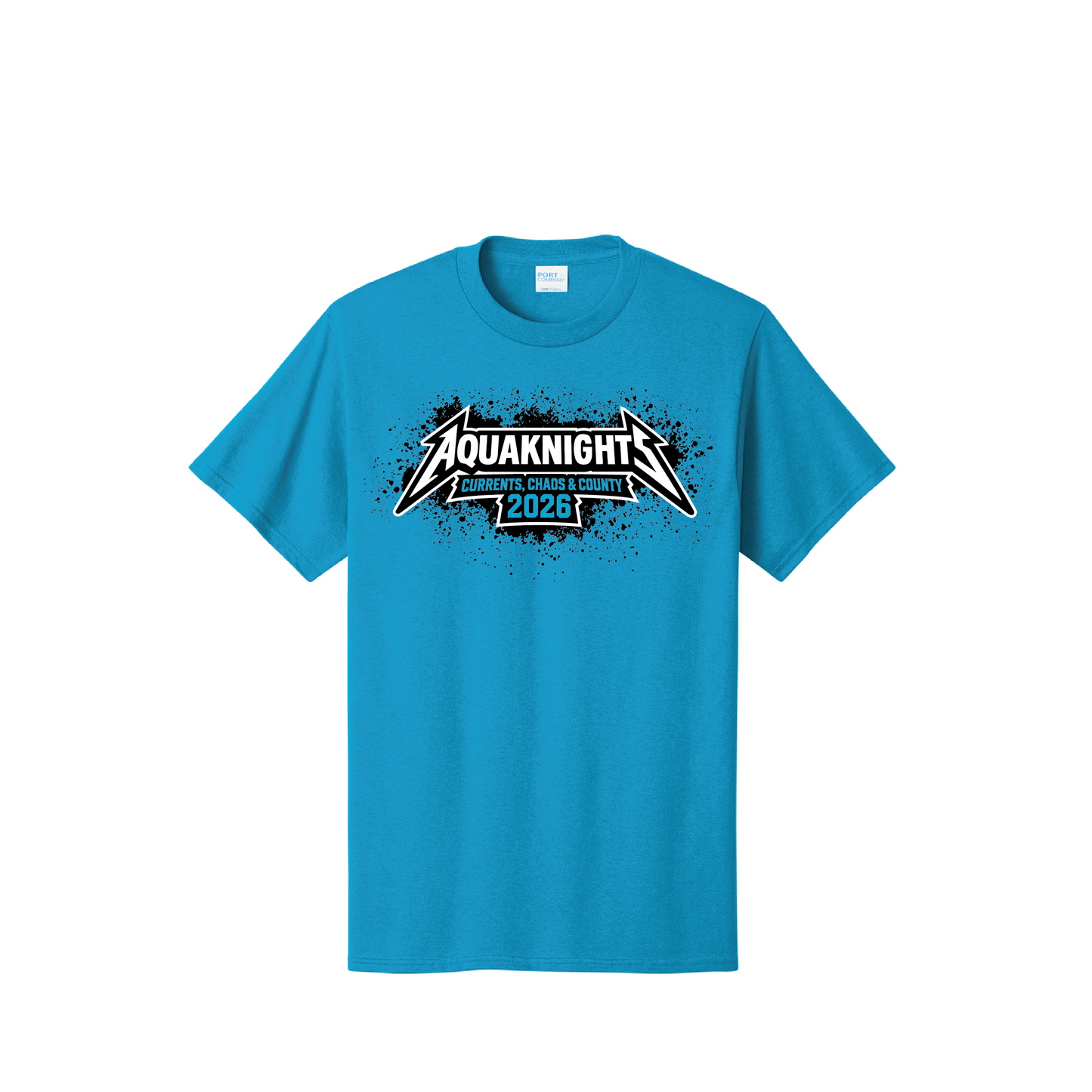 AQUAKNIGHTS - 2026 "COUNTY QUALIFIER" T-SHIRT (SWIMMERS ONLY)