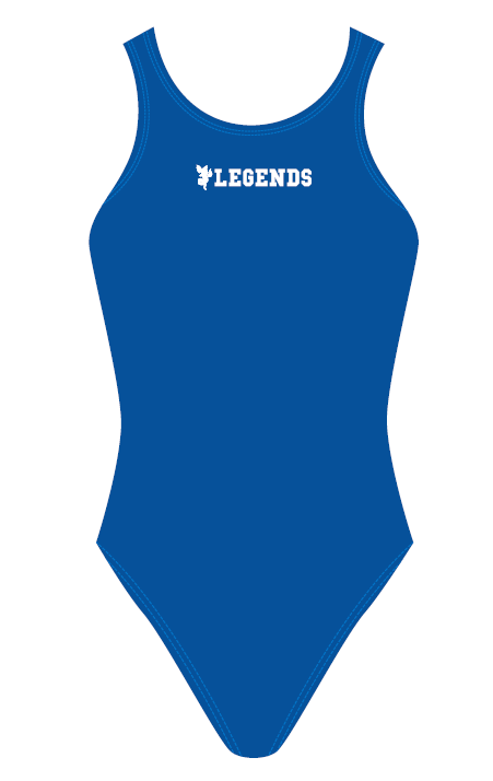LEGENDS - GIRLS/WOMENS BLADEBACK SOLID ROYAL TEAM SUIT