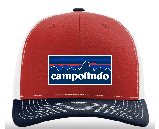RICHARDSON Snapback Trucker Hat – Adjustable, Red & White, Classic Mid-Profile Cap - View #4