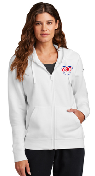 680 WPC - *NEW* NIKE LADIES FULL-ZIP CLUB FLEECE HOODIE (3 COLOR OPTIONS)