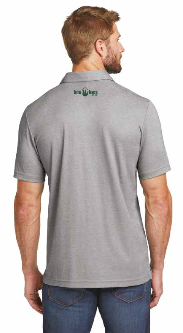 TAHOE TAVERN - TRAVISMATHEW MENS OCEANSIDE HEATHER POLO (2 COLOR OPTIONS)
