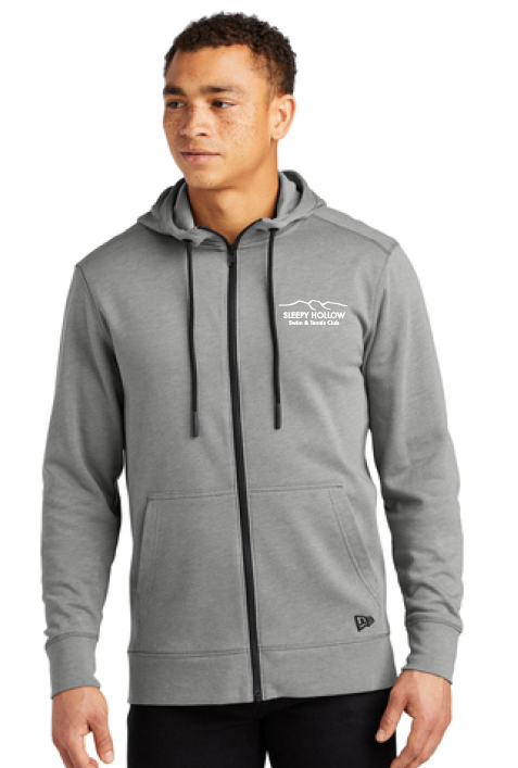 SH TENNIS CLUB - NEW ERA ADULT TRI-BLEND FULL-ZIP HOODIE (2 Color Options)