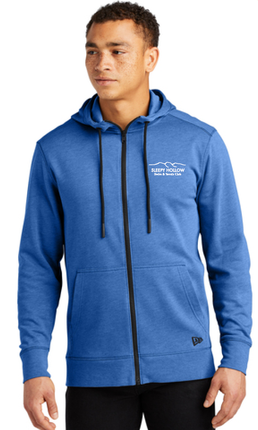 SH TENNIS CLUB - NEW ERA ADULT TRI-BLEND FULL-ZIP HOODIE (2 Color Options)