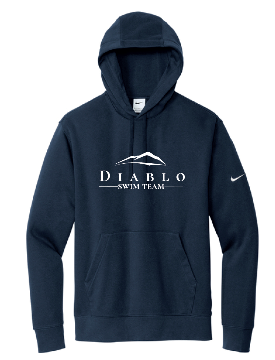 DIABLO - NIKE ADULT CLUB FLEECE HOODIE (WITH OPTIONAL NAME) - 2 COLOR OPTIONS