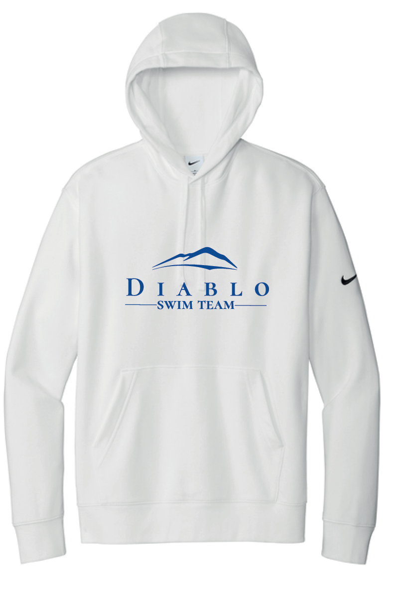 DIABLO - NIKE ADULT CLUB FLEECE HOODIE (WITH OPTIONAL NAME) - 2 COLOR OPTIONS