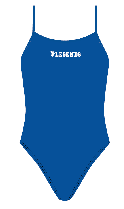 LEGENDS - WOMENS SKINBACK SOLID ROYAL TEAM SUIT