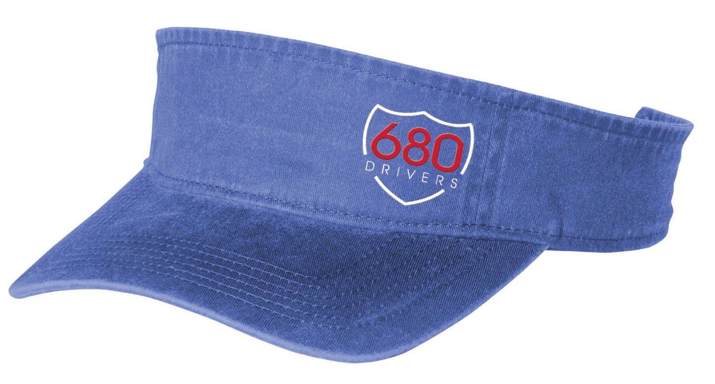 680 WPC - BEACH WASH COTTON VISOR