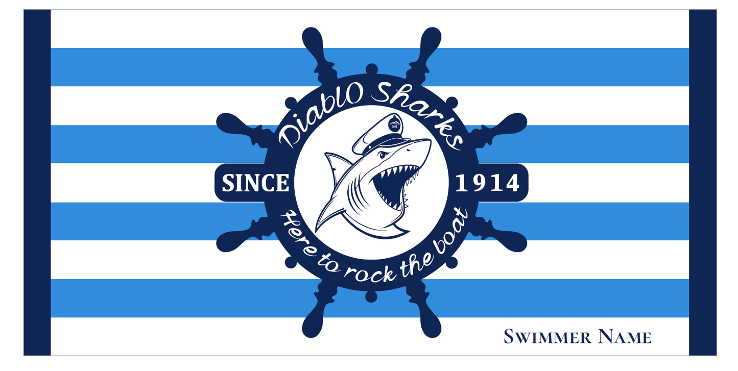 DIABLO - Terry Towel with NAME (30"x60") - 2 OPTIONS
