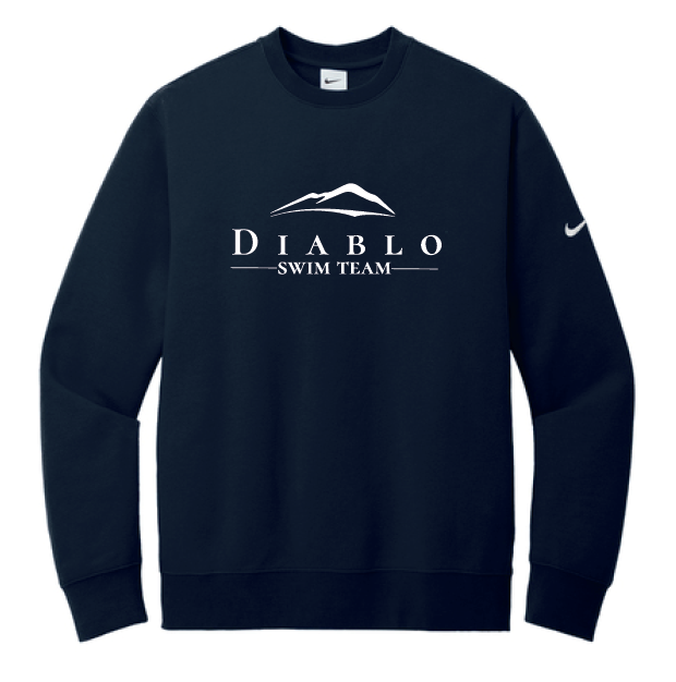 DIABLO - NIKE CLUB FLEECE CREWNECK (WITH OPTIONAL NAME) - 2 color options