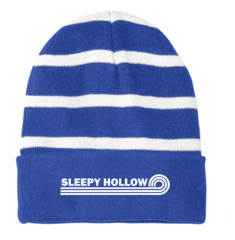 Sleepy Hollow - Stripped Fleece Lined Beanie
