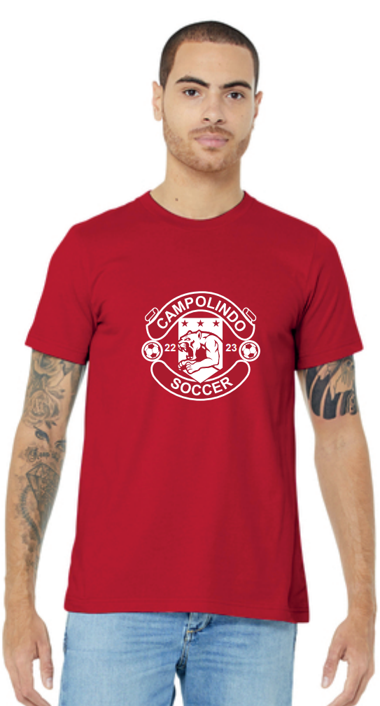 CAMPO - Short Sleeve T-shirt with Last Name (Red or White)