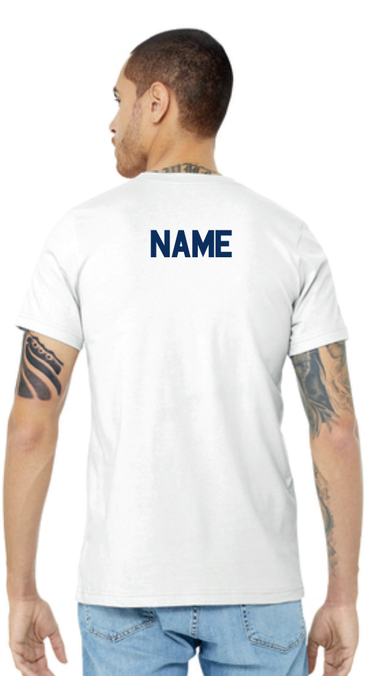 CAMPO - Short Sleeve T-shirt with Last Name (Red or White)