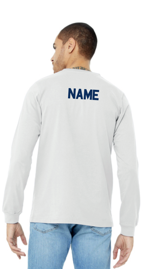 CAMPO - Long Sleeve T-shirt with Last Name (Red or White)