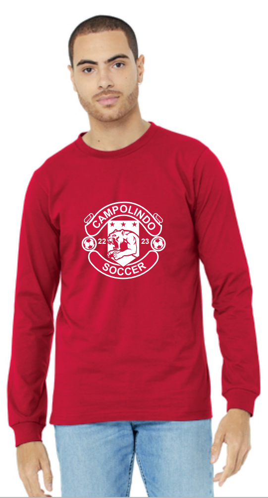 CAMPO - Long Sleeve T-shirt with Last Name (Red or White)