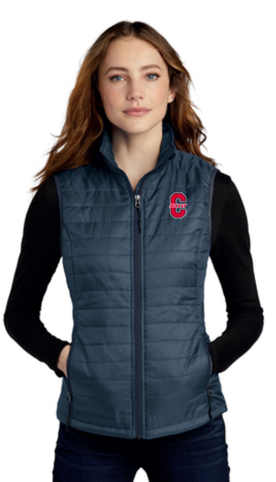 Campo - Ladies Packable Puffy Vest (Navy or Graphite)