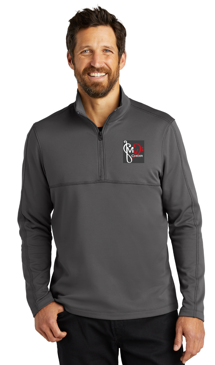 Monte Vista Choir - Mens 1/4 Zip Fleece (Black or Dk. Heather Grey)