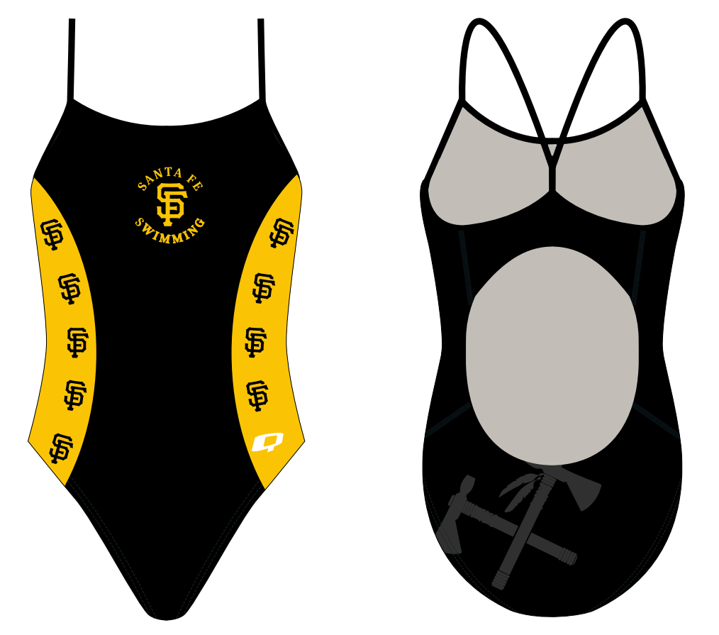 Santa FE HS - Womens Skinny Strap Team Suit