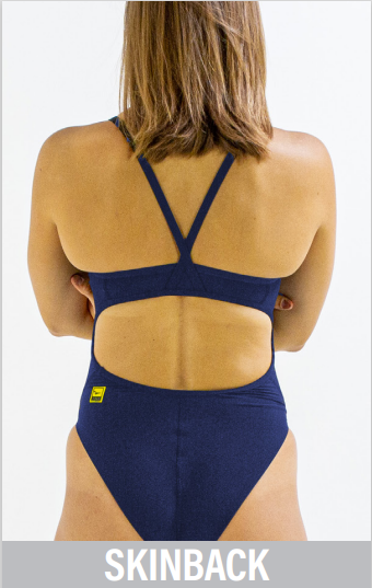 IVST - WOMENS SKINBACK SOLID NAVY TEAM SUIT