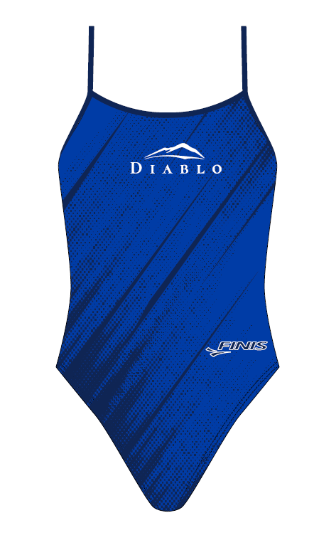 DIABLO - GIRLS/WOMENS - FINIS SKINBACK (THIN STRAP) TEAM SUIT