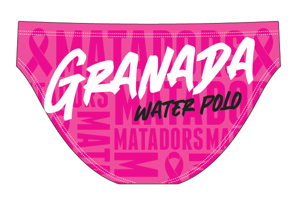 GRANADA HS - *RECOMMENDED* - BREAST CANCER AWARENESS - TURBO Water Polo Brief