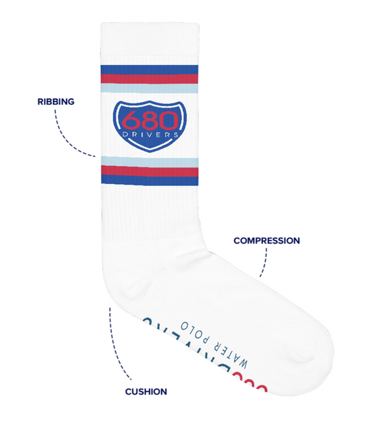 680 WPC - *LIMITED EDITION* 2025 ATHLETIC CREW SOCKS (3 SIZE OPTIONS)