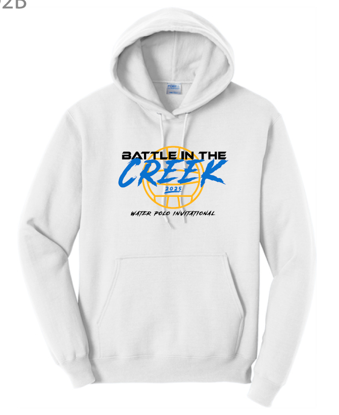 2025 BATTLE IN THE CREEK - HOODIE (REGULAR & TALL SIZES) - 2 COLOR OPTIONS
