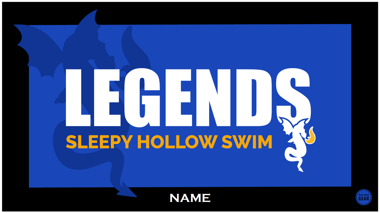 LEGENDS - TERRY TEAM TOWEL WITH NAME