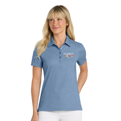 DIABLO - TRAVISMATHEW WOMENS OCEANSIDE HEATHER POLO (2 Color Options)