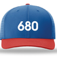 680 - *NEW* RICHARDSON 3D Puff Chainstitch - Laser Perforated Cap