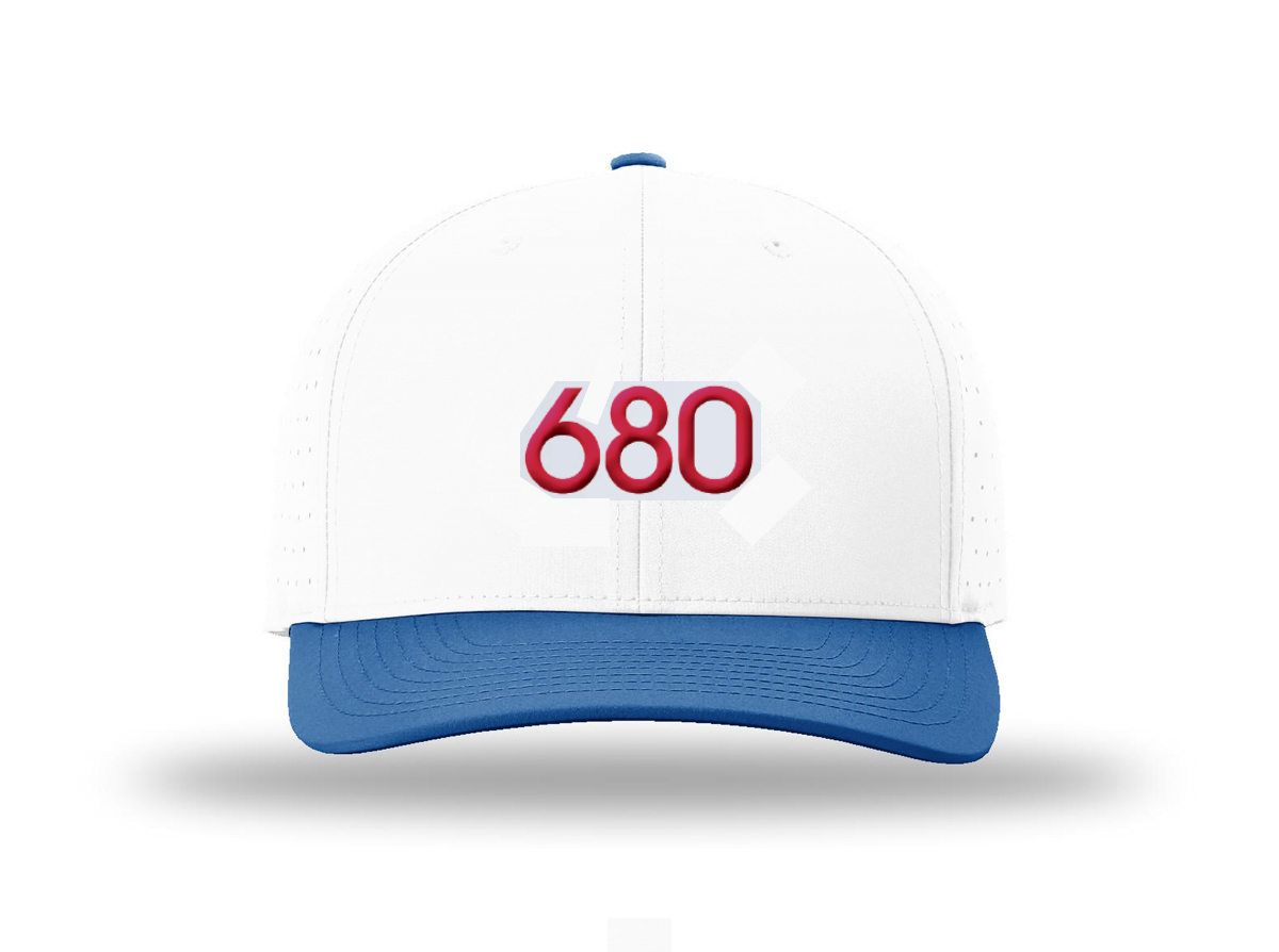 680 - *NEW* RICHARDSON 3D Puff Chainstitch - Laser Perforated Cap