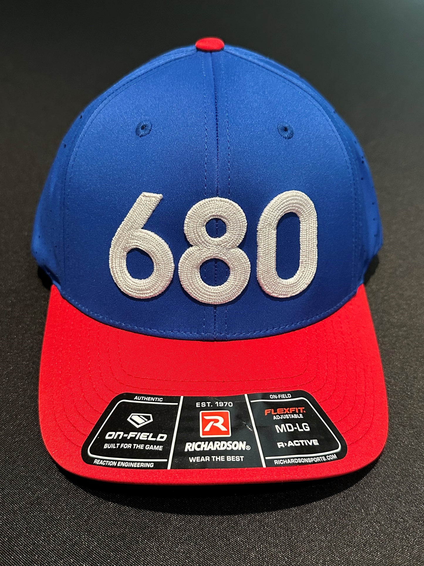 680 - *NEW* RICHARDSON 3D Puff Chainstitch - Laser Perforated Cap