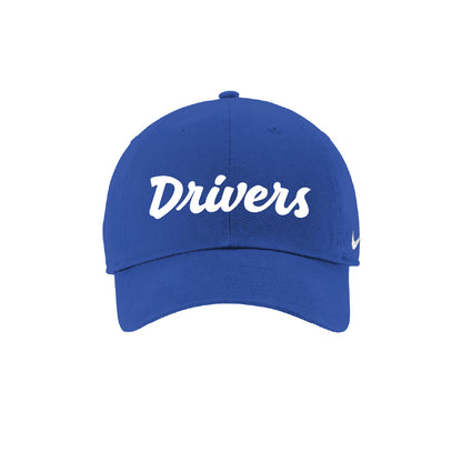 680 - *NEW* NIKE "DRIVERS" Cotton Twill Chain Stitch Cap (4 color options)
