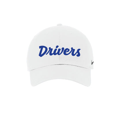 680 - *NEW* NIKE "DRIVERS" Cotton Twill Chain Stitch Cap (4 color options)