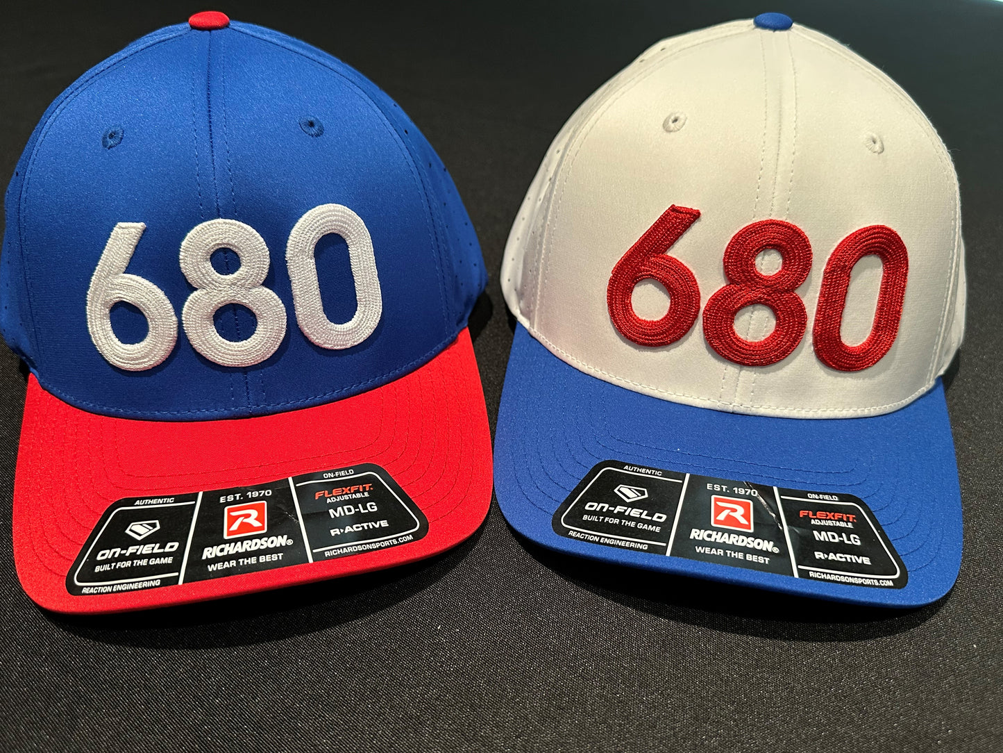 680 - *NEW* RICHARDSON 3D Puff Chainstitch - Laser Perforated Cap
