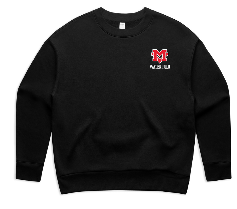 MV WWP - AS COLOUR EMBROIDERED WOMENS CREWNECK SWEATSHIRT (2 Color Options)