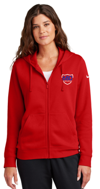 680 WPC - *NEW* NIKE LADIES FULL-ZIP CLUB FLEECE HOODIE (3 COLOR OPTIONS)