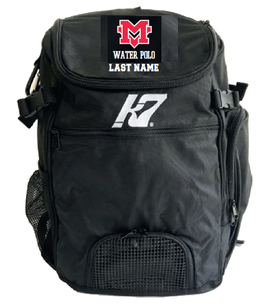 MV Water Polo - KAP7 Hydrus 2 Backpack with LAST NAME