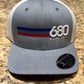 680 - FlexFit - "680 Stripes" Snapback Trucker Cap (4 color options)