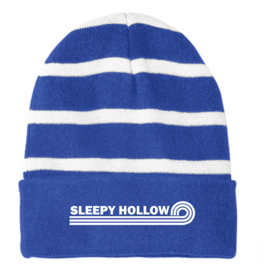 Sleepy Hollow - Stripped Fleece Lined Beanie