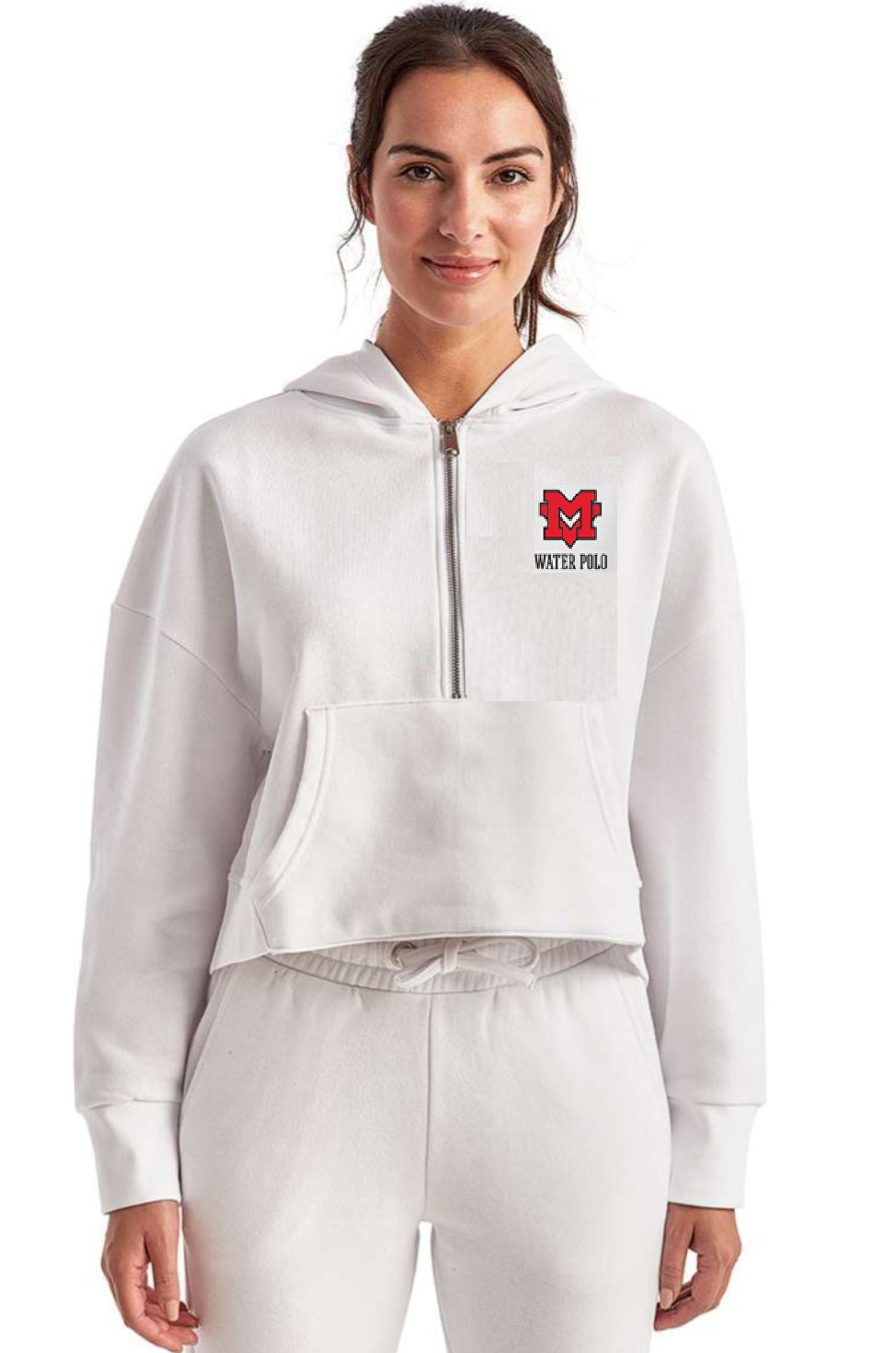 MV WWP - WOMENS HALF-ZIP HOODED SWEATSHRT (2 Color Options)