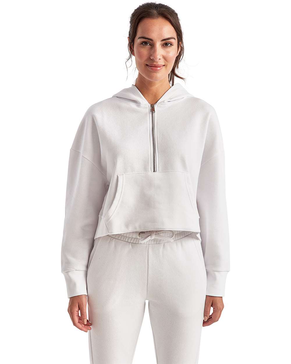 ACALANES WP - WOMENS TRI-DRI HALF-ZIP HOODED SWEATSHRT